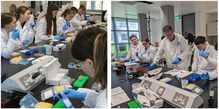 People working in a laboratory